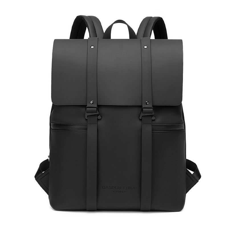 French Male Leather Large Capacity Trendy Wild Leisure Backpacks