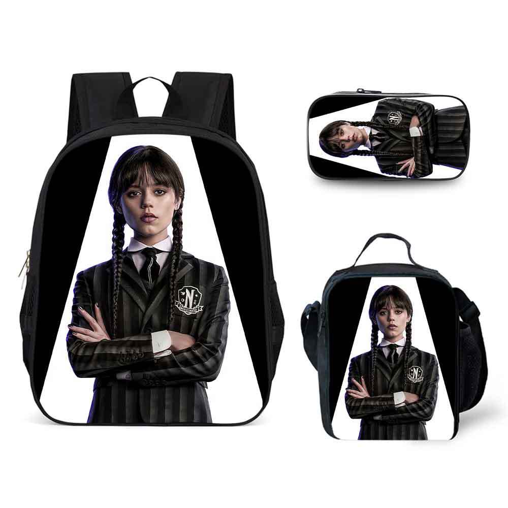 Children's Primary Pencil Lunch Three-piece Set Elementary School Students' Schoolbags