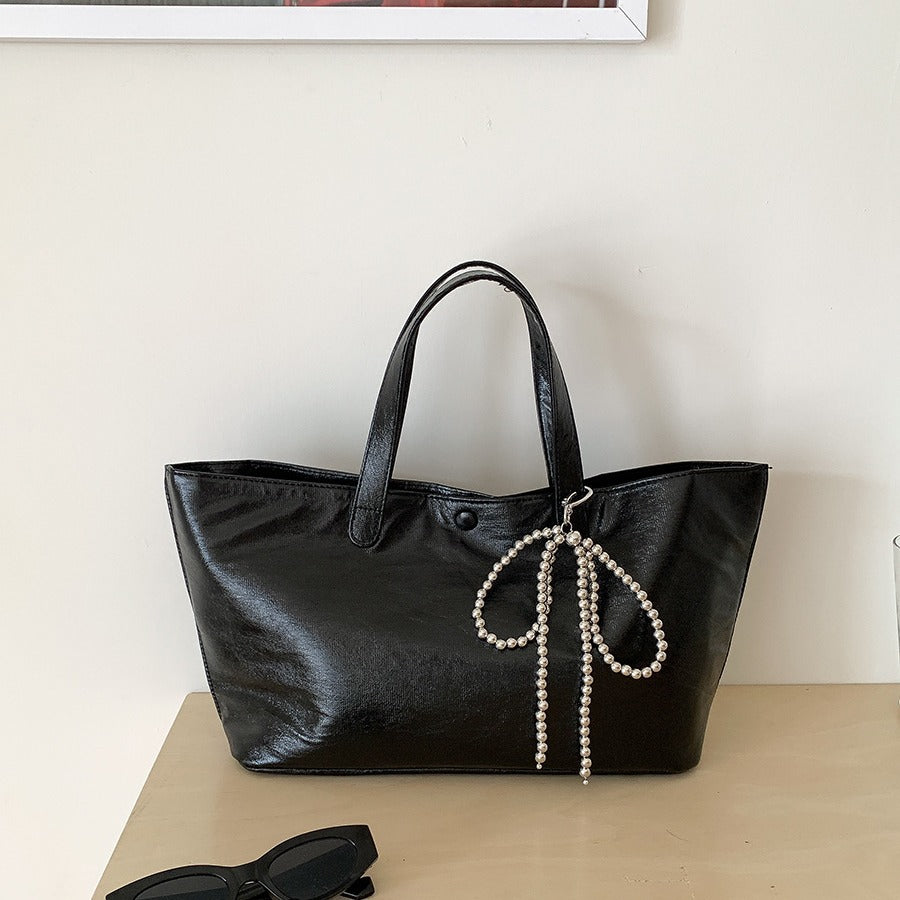 Women's Sense Simple Korean Style Niche Large Handbags