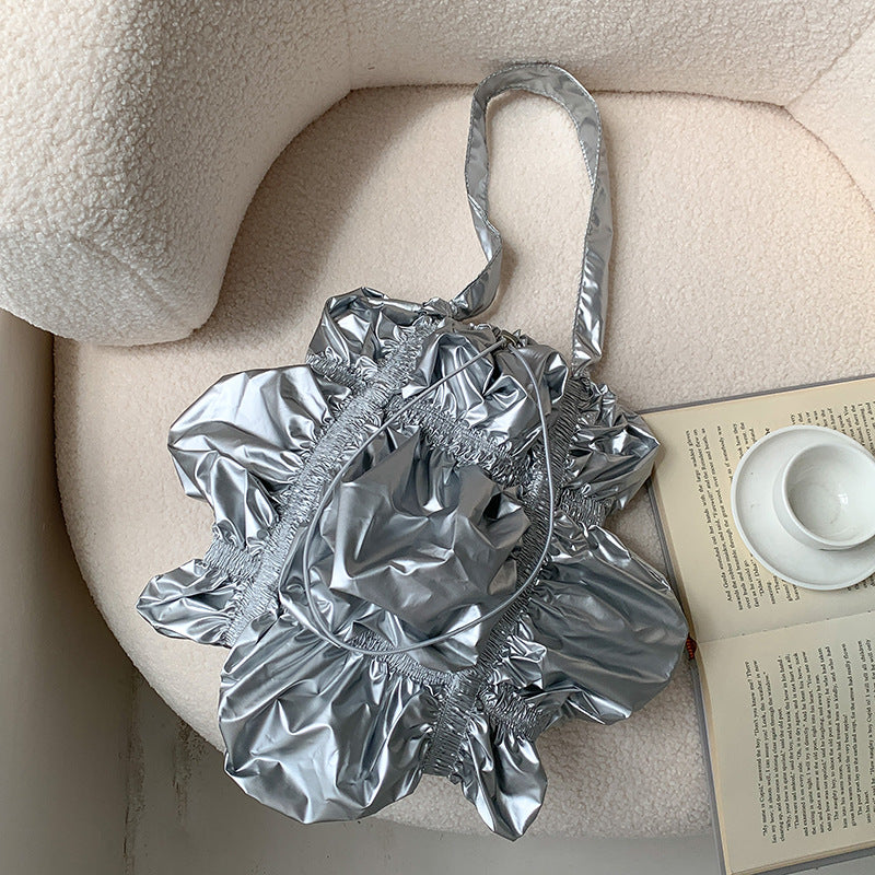 Personalized Drawstring Cloud Irregular Underarm High Shoulder Bags