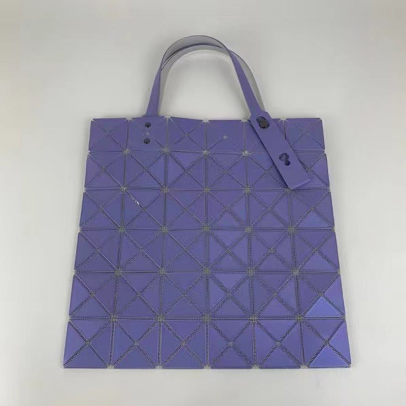 Women's Geometric Summer Lifetime Laser Rhombus Single Handbags