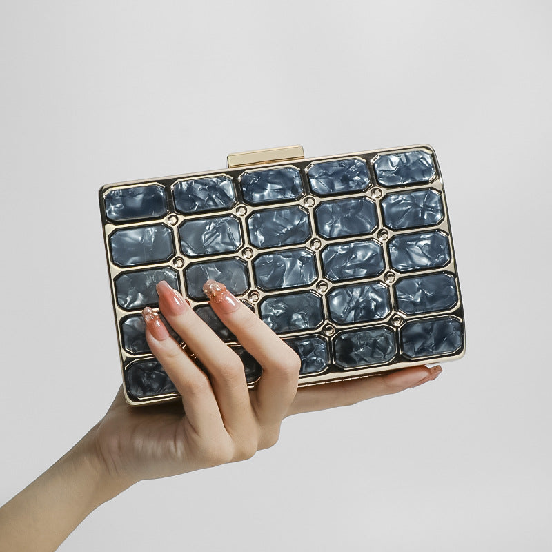 Women's Banquet Dress Dinner Fan Fashion Acrylic Evening Bags