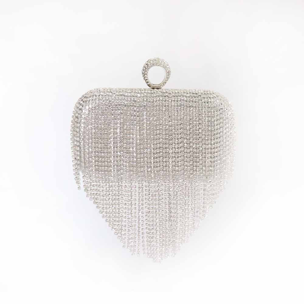 Dinner Diamond Tassel Handmade Rhinestone Wear Evening Bags