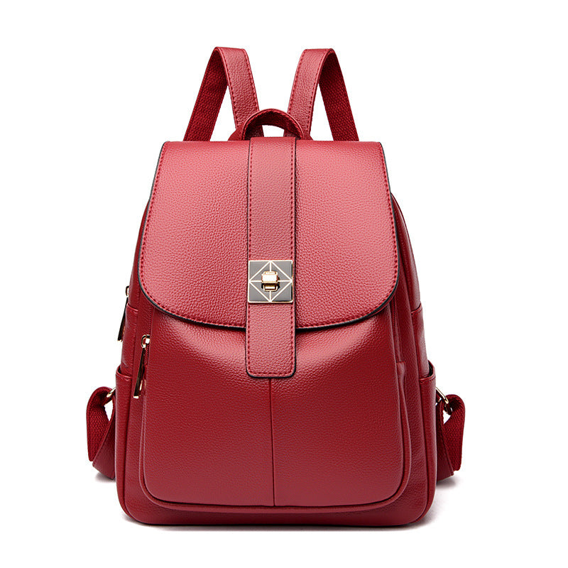 Winter Large Capacity Fashion Simple Soft Backpacks