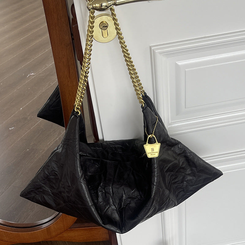 Women's Ge Underarm Texture Western Style Embossed Shoulder Bags