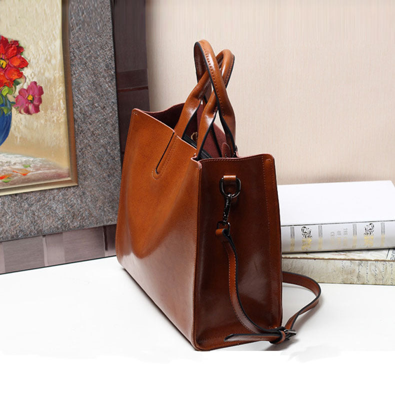 Innovative Women's Summer Genuine Leather Join Handbags