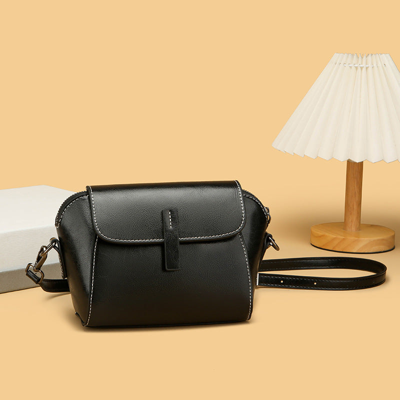 Women's Genuine Leather Shell Female Retro Fashion Bags