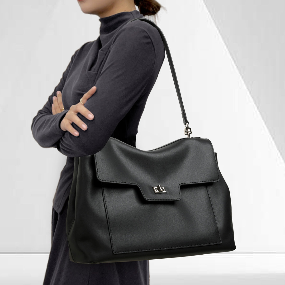 Women's High-grade Large Capacity Genuine Leather Women's Shoulder Bag