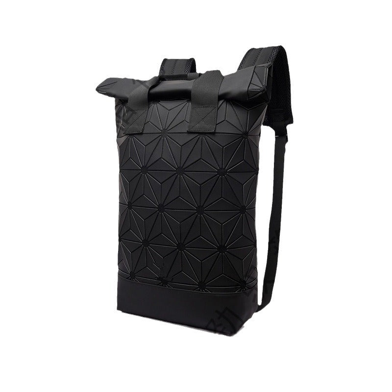 Rhombus Geometric Colorful Single Trendy Portable Backpacks