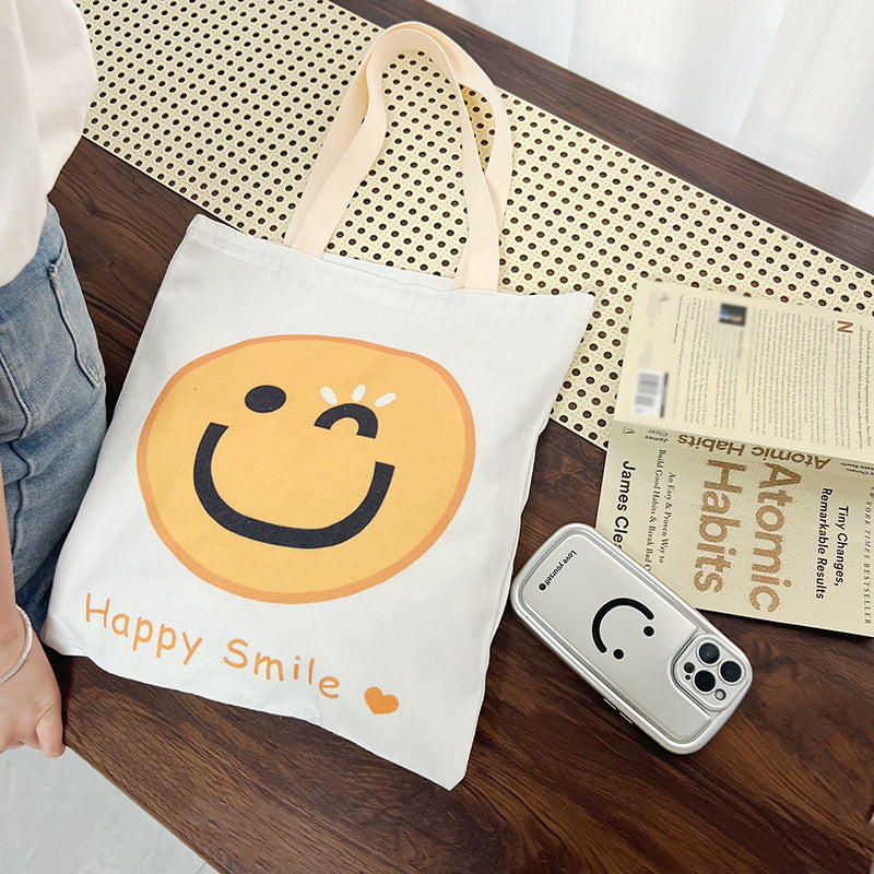 Fashion Canvas Female Cute Grocery Style Women's Shoulder Bag