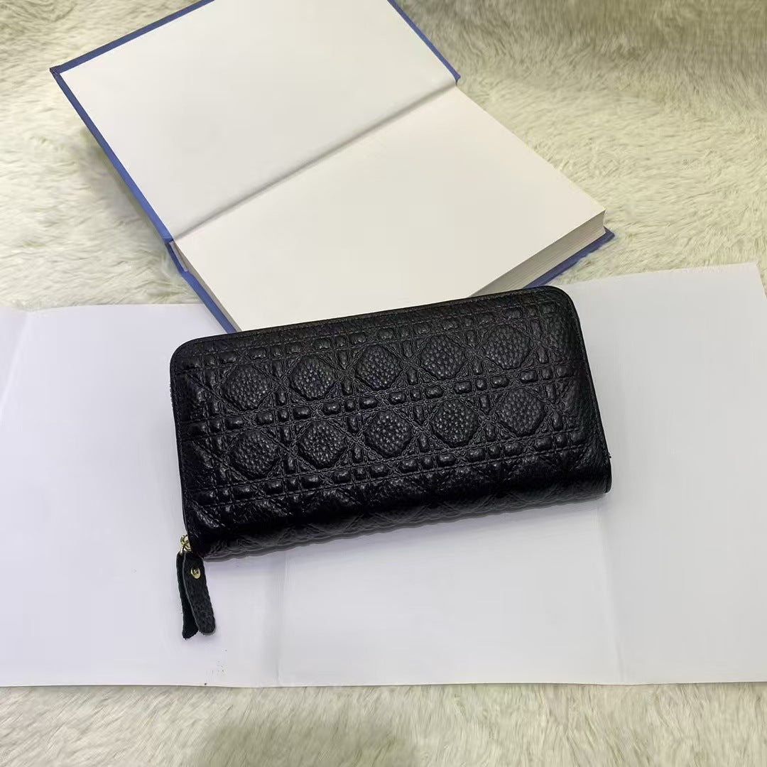 Men's Leather First Layer Cowhide Lady's Mobile Ladies Wallet