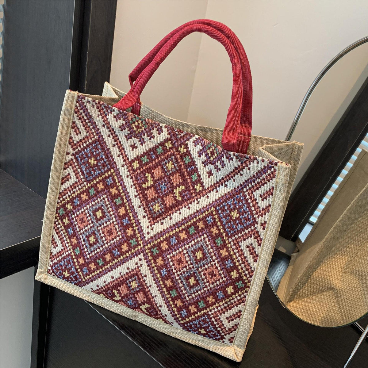 Women's Style Cotton Linen Summer Fashion Trendy Korean Women's Handbag