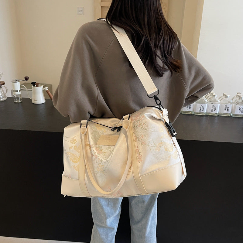 Women's Hand Carrying National Style Leisure Large Capacity Chinese Embroidery Bags