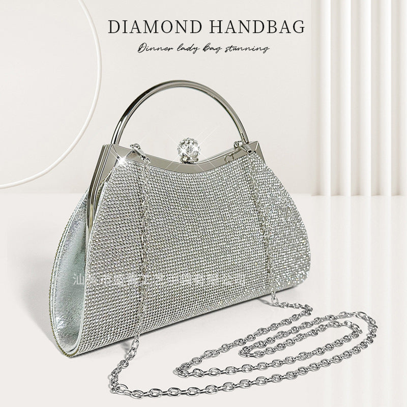 Women's Full Diamond Dinner Shelf Night Show Evening Bags