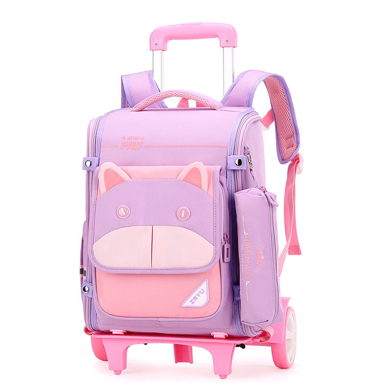 Women's & Men's Natural Fish Full Open Space Primary Grade Elementary School Students' Schoolbags