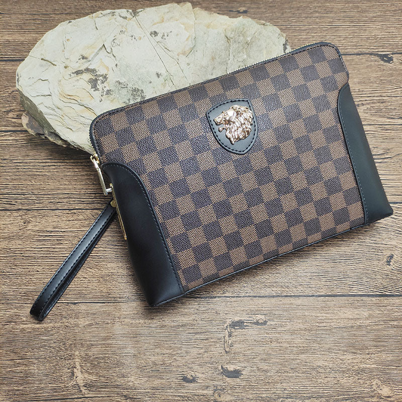 Men's Clutch Simplicity Practical Leather Large Capacity Men's Handbags