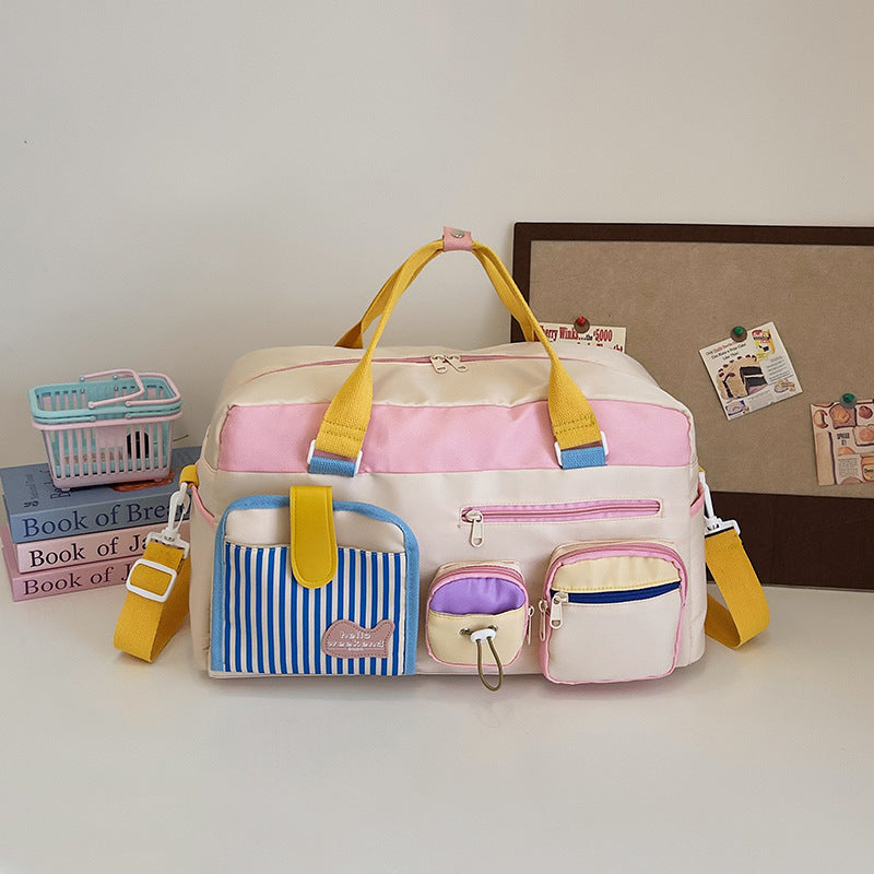 Capacity Female Dopamine Portable Dry Wet Travel Bags