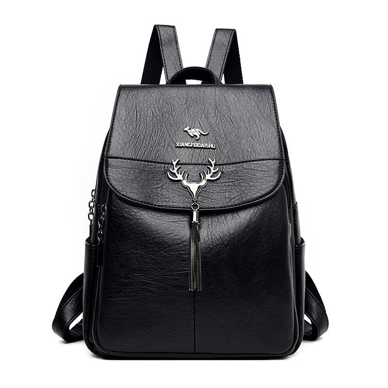 Women's Large Capacity Trendy Elegant Simple College Backpacks