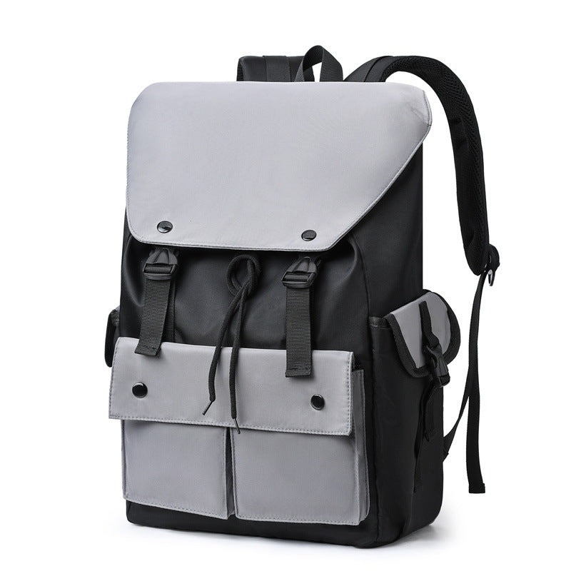 Men's Fashion Flip Leisure Large Capacity Computer Backpacks