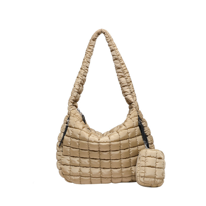 Women's Cloud Fashion Dumpling Large Capacity Down Shoulder Bags