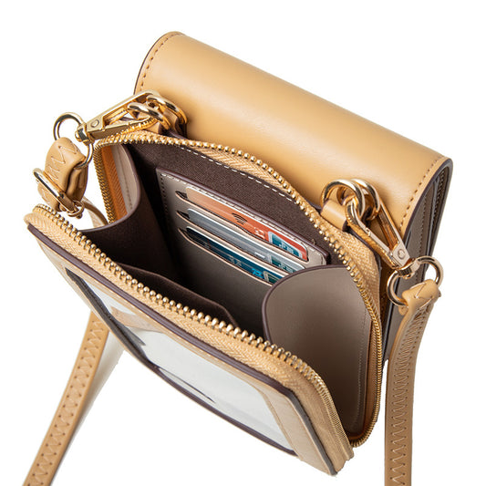 Women's Touch Screen Hipster Style Leaf Simple Shoulder Bags