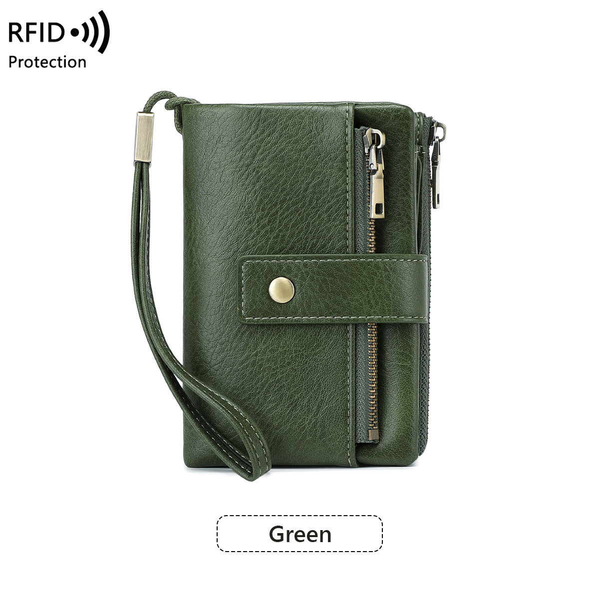 Women's Swiping Off Short Style Vintage Ladies Wallet