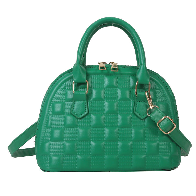 High-grade Shell Popular Chessboard Fashion Elegant Women's Shoulder Bag