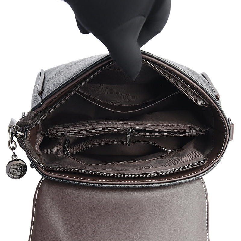 Women's Genuine Leather One Mom Fashionable Elegant Bags