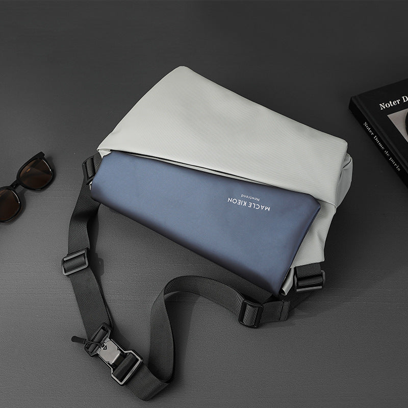 Classy Motorcycle Commuter Oxford Cloth Street Men's Shoulder Bags