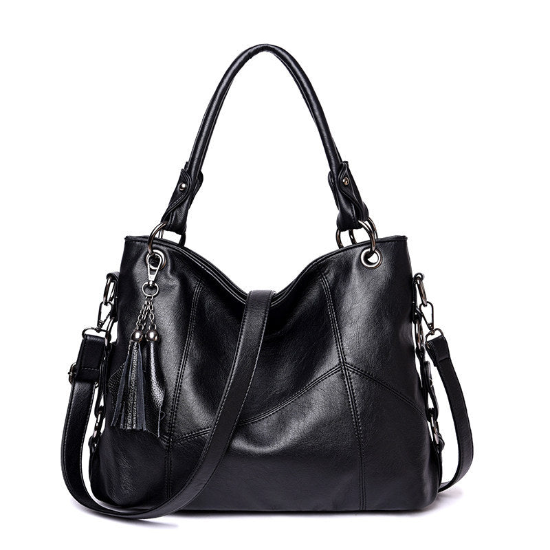 Pretty Women's Pouches Mother-in-law Soft Leather Handbags