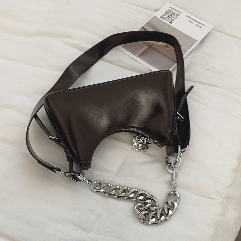 Women's French Minority High-grade Chain Trendy Small Square Bags