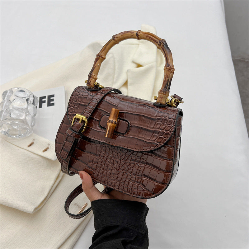 Women's Bamboo Retro One Saddle Advanced Texture Bags