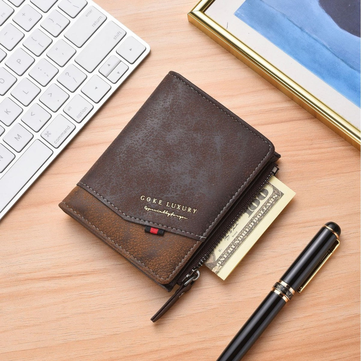 Men's Multiple Slots Vintage Large Capacity Men's Wallet