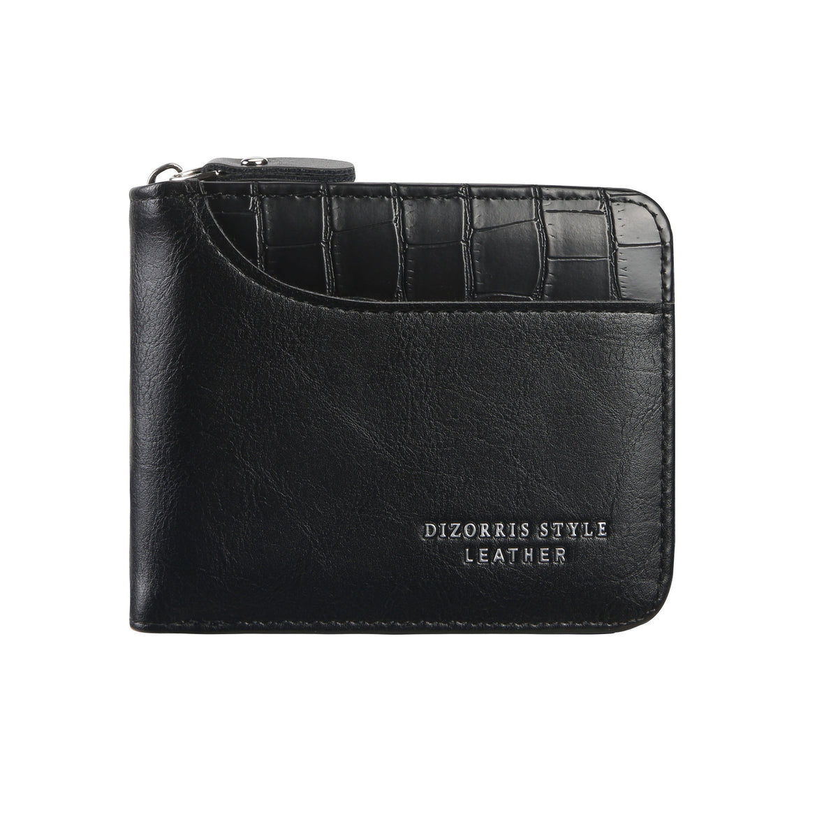 Men's Short Stitching Stone Pattern Large Capacity Zipper Bags