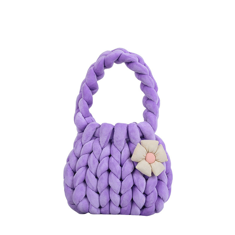Homemade Iceland Wool Flower Underarm Free Girlfriend Gift Bags