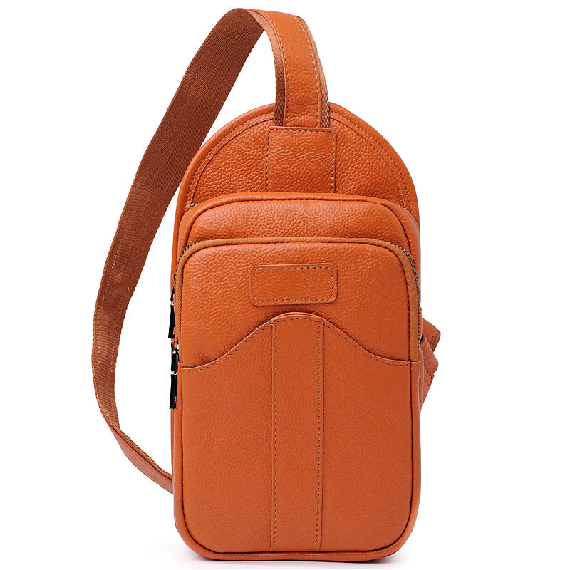 Women's Korean Fashion Cowhide First Layer Genuine Waist Packs