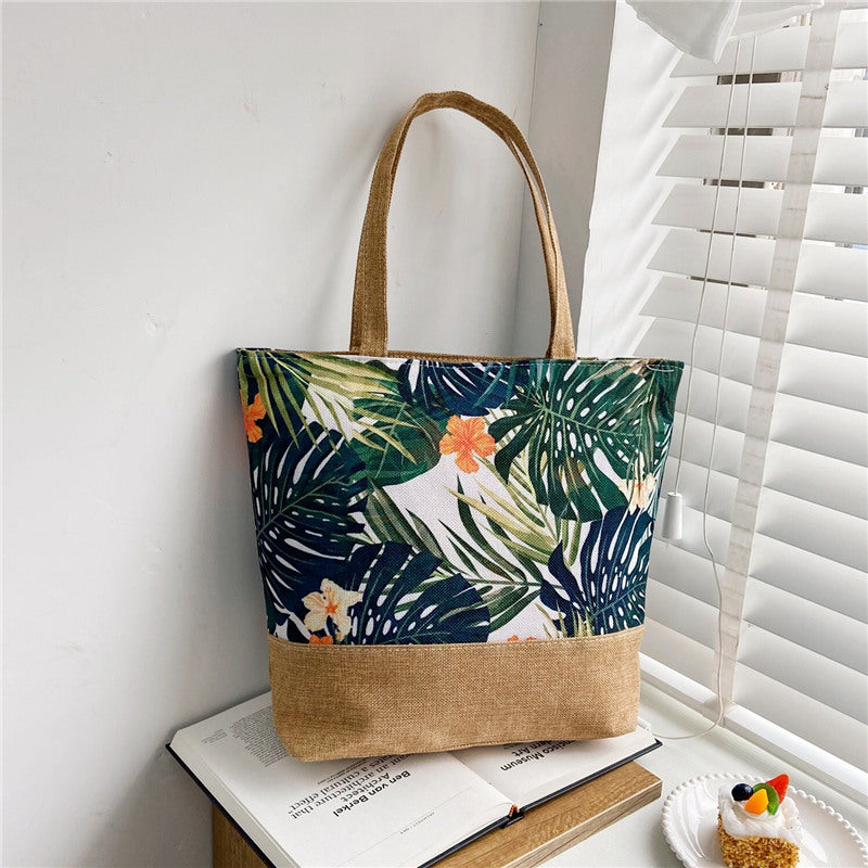Women's Portable Simple Hot Printed Pattern Craft Large Women's Shoulder Bag