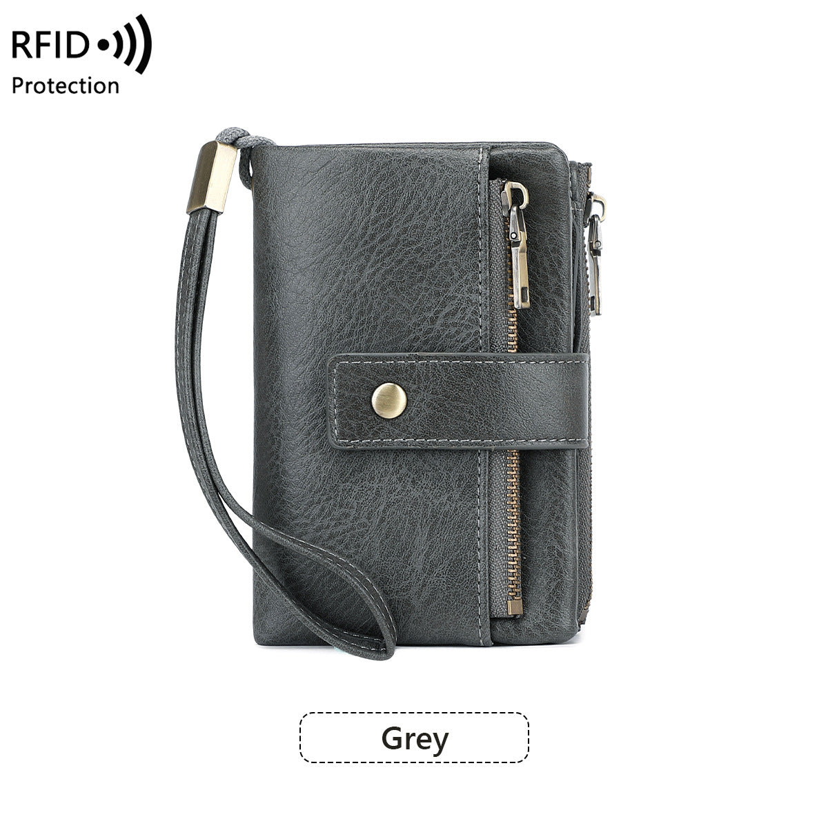 Women's Swiping Off Short Style Vintage Ladies Wallet