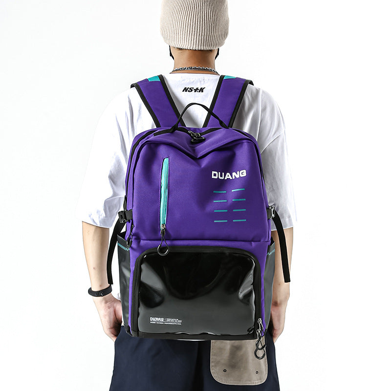 Men's Sneakers Storage Simple Trendy Cool Soccer Backpacks