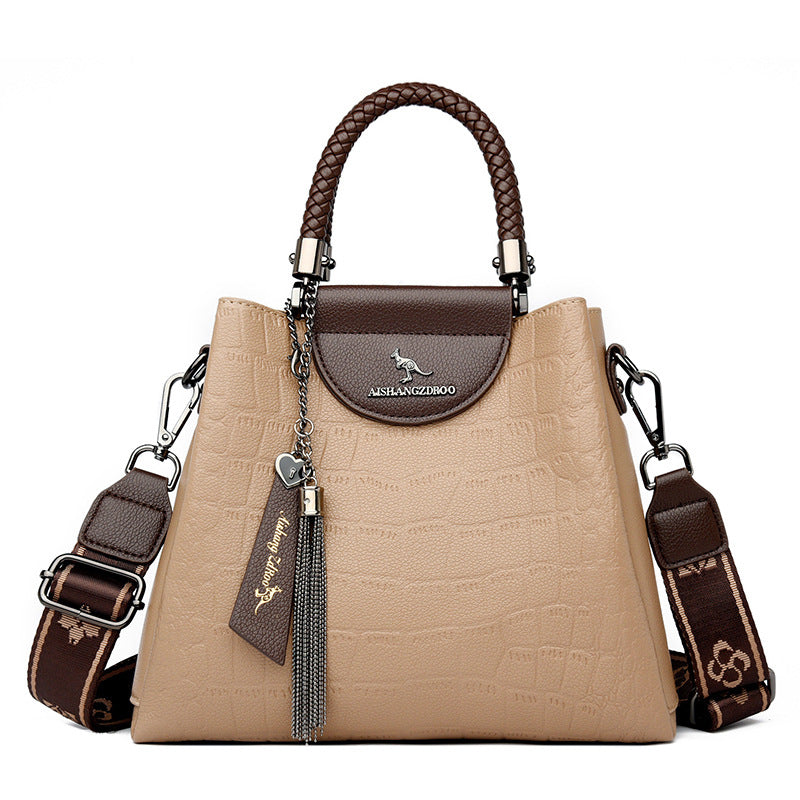Women's Elegant Fashionable Large Capacity Commuter Soft Women's Handbag