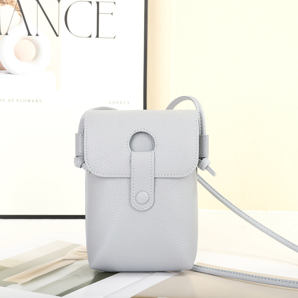 Women's Genuine Leather Mobile Summer Lightweight Fashion Crossbody Bags