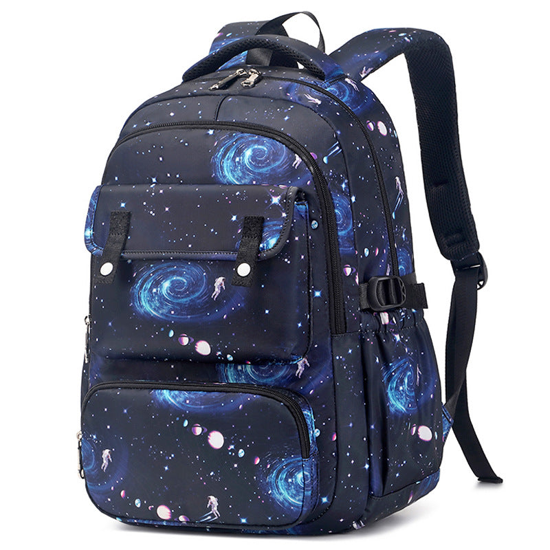 Men's & Children's & Large Capacity Primary Boy Starry Elementary School Students' Schoolbags