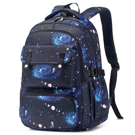 Men's & Children's & Large Capacity Primary Boy Starry Elementary School Students' Schoolbags