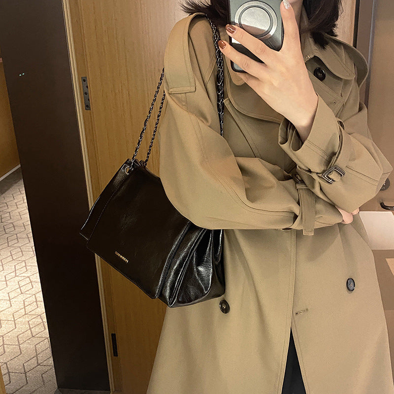 Women's Large Capacity Fashion Retro Autumn Chain Women's Shoulder Bag