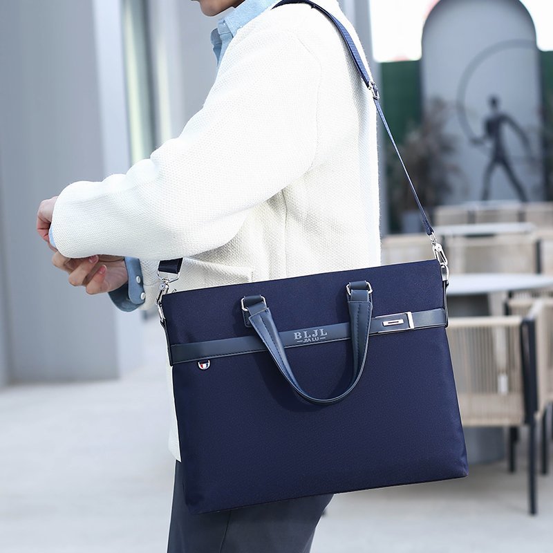 Men's Waterproof Oxford Cloth Business Horizontal Leisure Men's Briefcases