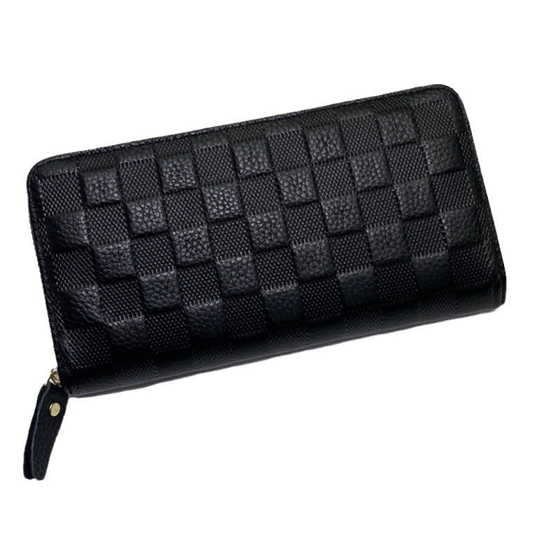 Men's Leather First Layer Cowhide Lady's Mobile Ladies Wallet