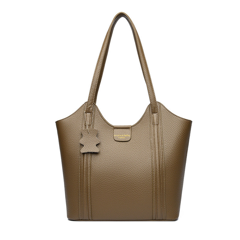 Women's Portable Soft Leather Large Capacity Fashion Commuter Women's Handbag
