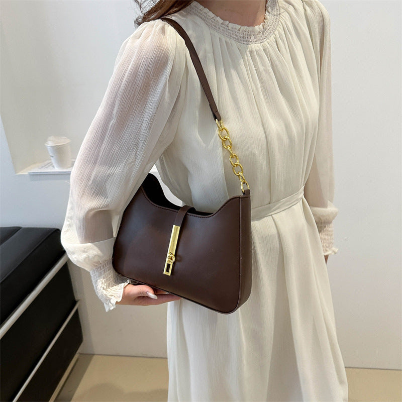 Women's High-grade Simple Commute Texture Niche Underarm Women's Shoulder Bag
