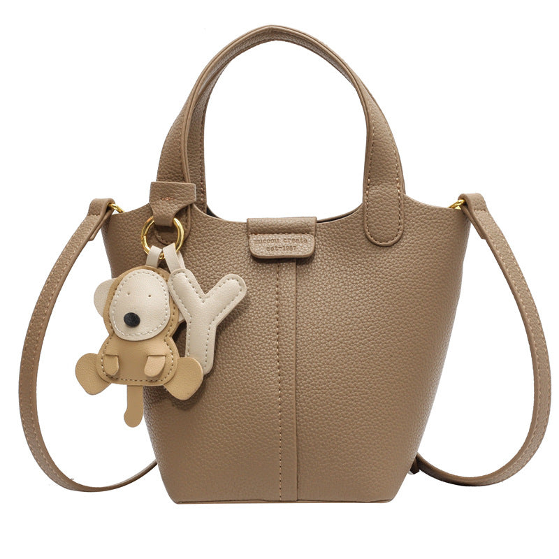 Women's Design Lychee Pattern Western Style Vegetable Crossbody Bags