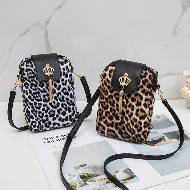 Unique Leopard Print Animal Pattern Fashion Women's Messenger Bag